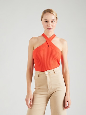 BRAVE SOUL Knitted Top in Red: front