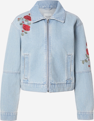 Abercrombie & FitchPrijelazna jakna - plava boja: prednji dio