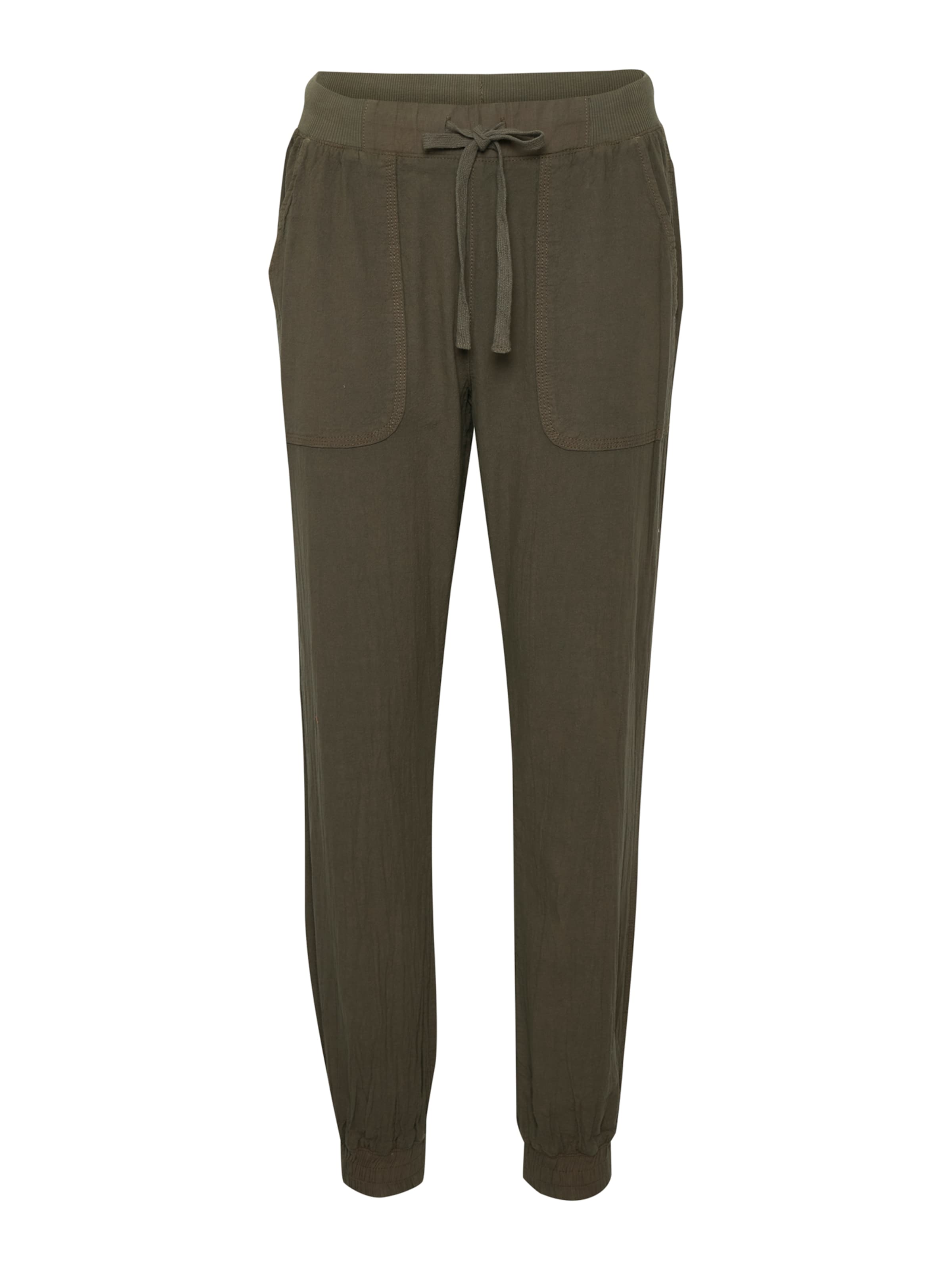 Kaffe Kalhoty 'KAnaya' – zelená: přední strana