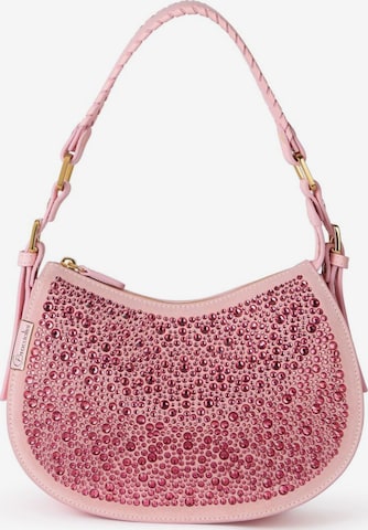 Braccialini - Bolso de hombro 'Ginevra Studs' en rosa: frente
