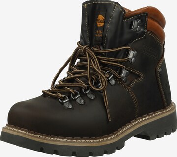 Dockers by Gerli Lace-Up Boots in Brown: front