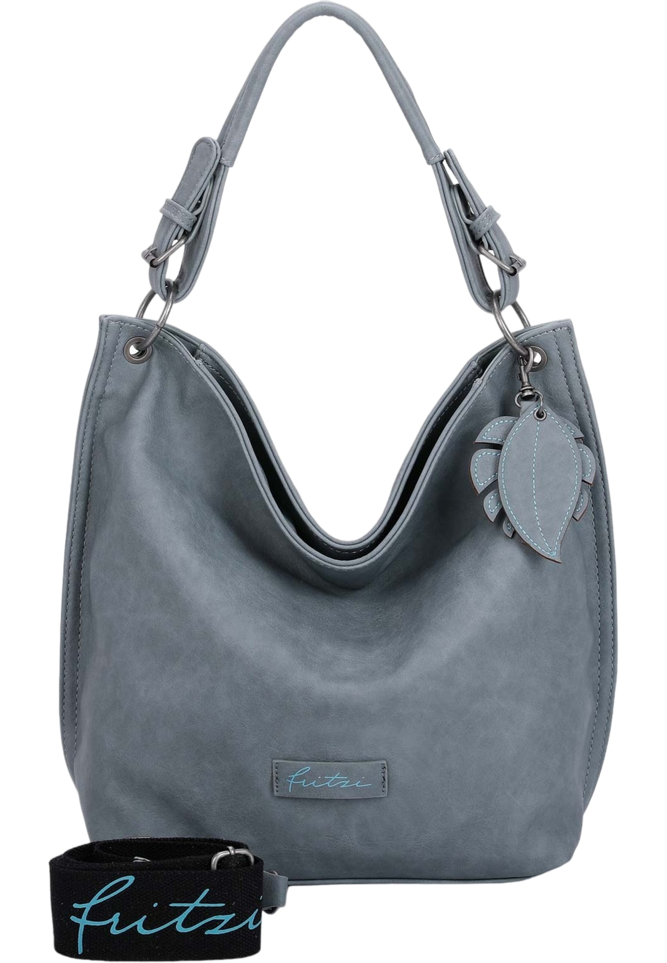 Fritzi aus Preußen Schultertasche 'Eco-Fritzi01' in Blau: Vorderseite