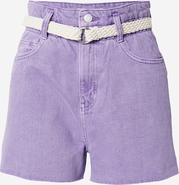 ESPRIT - Regular Calças de ganga em roxo: frente