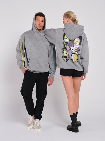 Rockupy Sweatshirt 'Peyton' in Grey