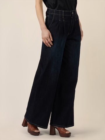 APART Loose fit Pleated Jeans in Blue