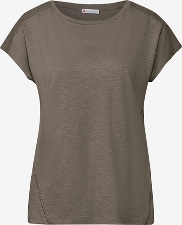 STREET ONE T-Shirt in Grau: Vorderseite
