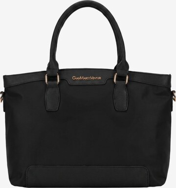 Borsa a spalla di GianMarco Venturi in nero: frontale