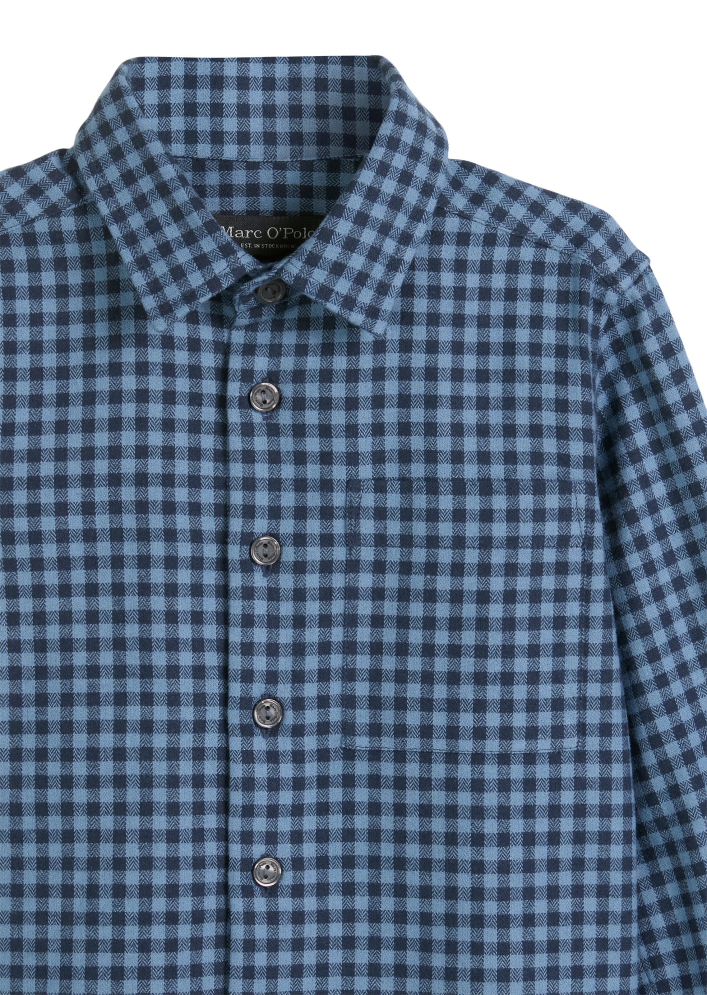 Coupe regular Chemise Marc O'Polo en bleu