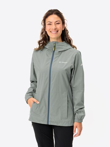 VAUDE Outdoorjas '  Neyland  ' in Grijs: voorkant