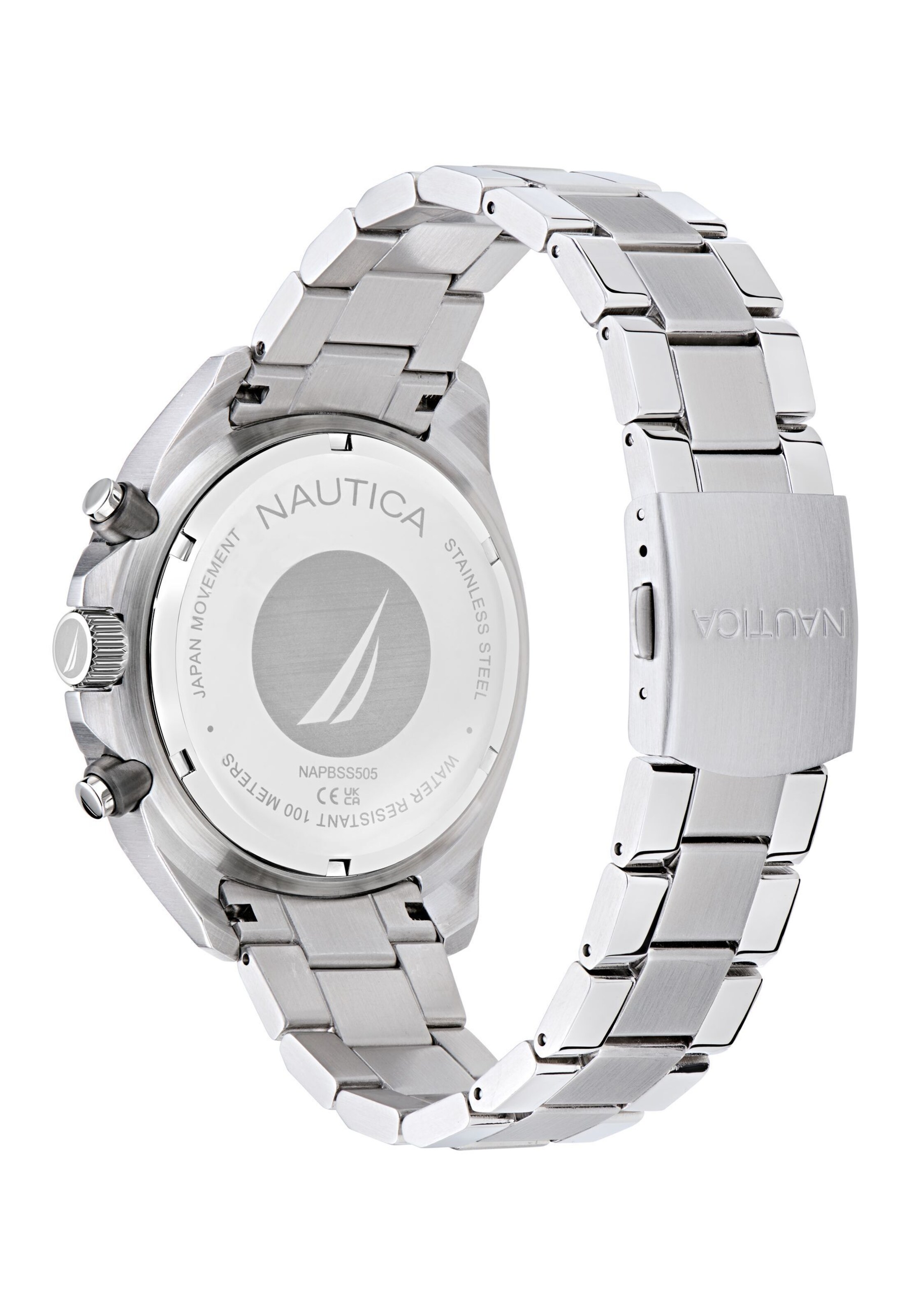 NAUTICA Analogt ur i sølv