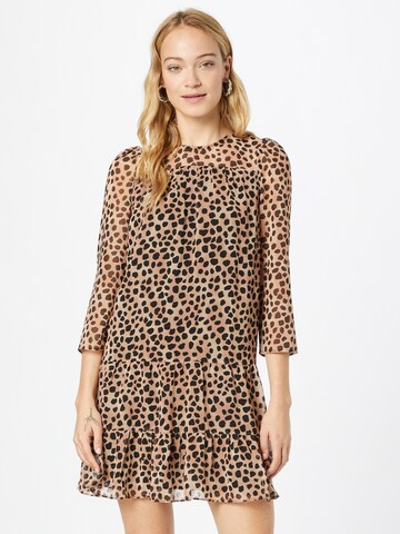 Robe 'Roar' NAF NAF en beige : devant