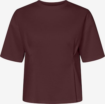 PIECES Shirt in Bruin: voorkant