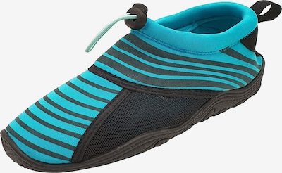 BECO the world of aquasports Wassersportschuhe in türkis / schwarz, Produktansicht