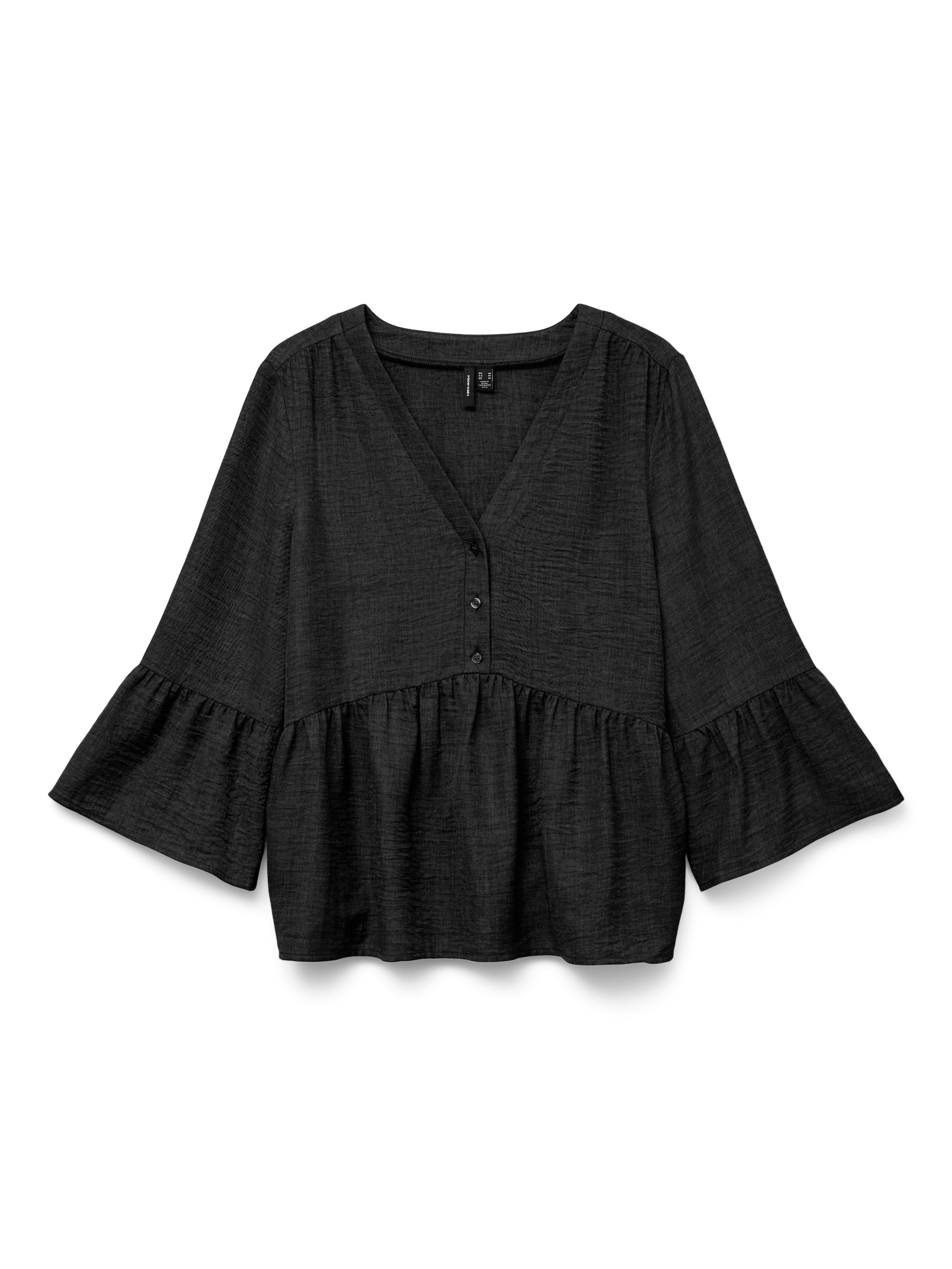 VERO MODA Blúz 'VMMELONY' - fekete: elől