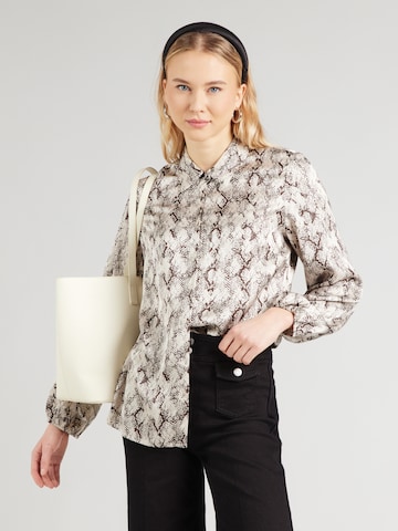 Chemisier COMMA en beige : devant