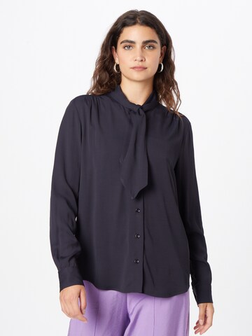 SEIDENSTICKER Blouse in Blauw: voorkant