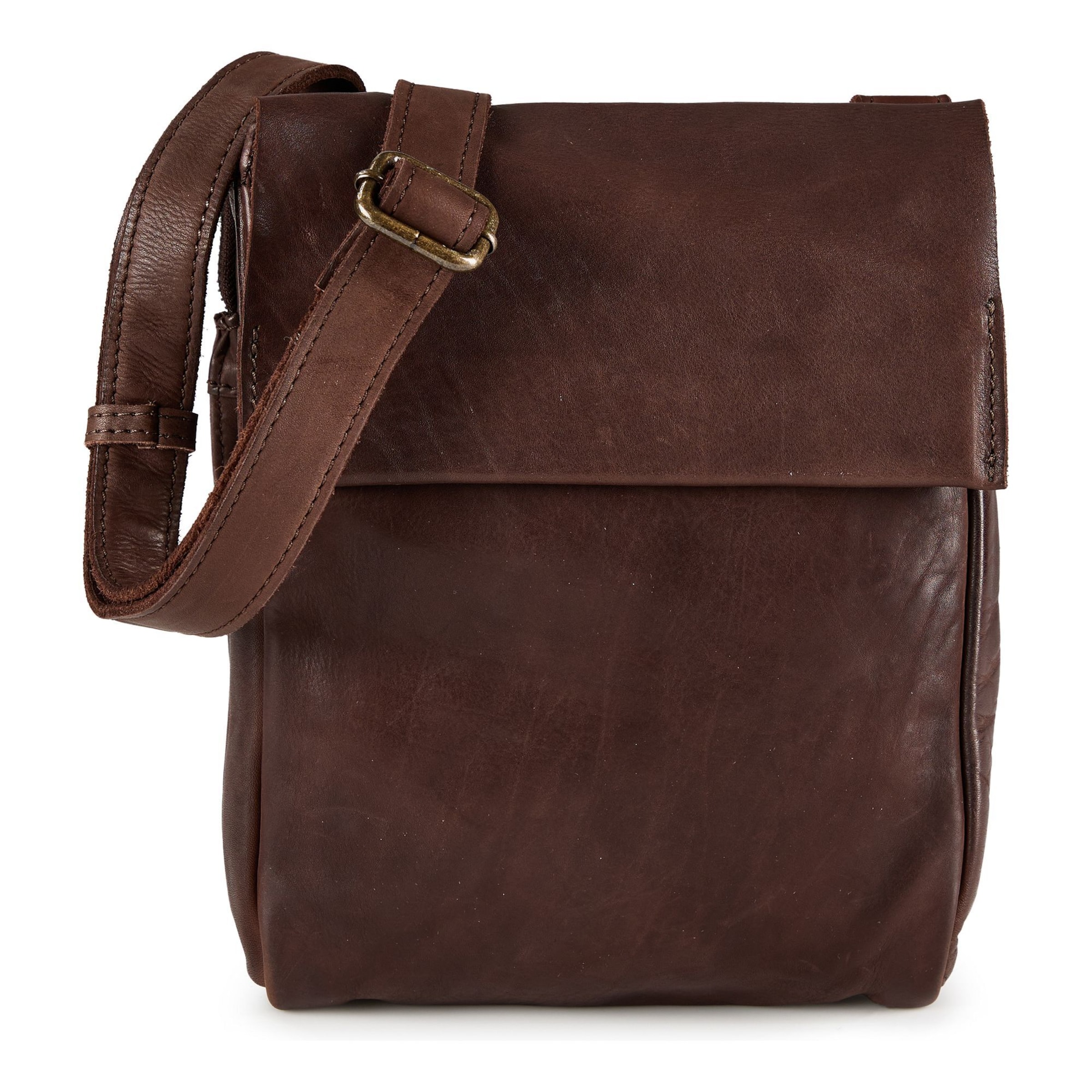 Harold's Schoudertas 'Submarine' in Bruin: voorkant