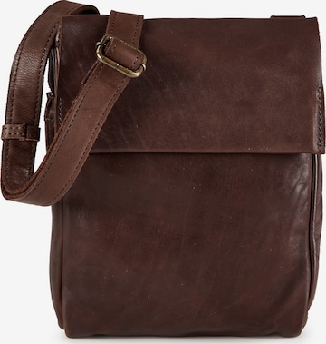 Harold's Schoudertas 'Submarine' in Bruin: voorkant