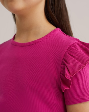 WE Fashion Тениска 'Meisjes' в розово