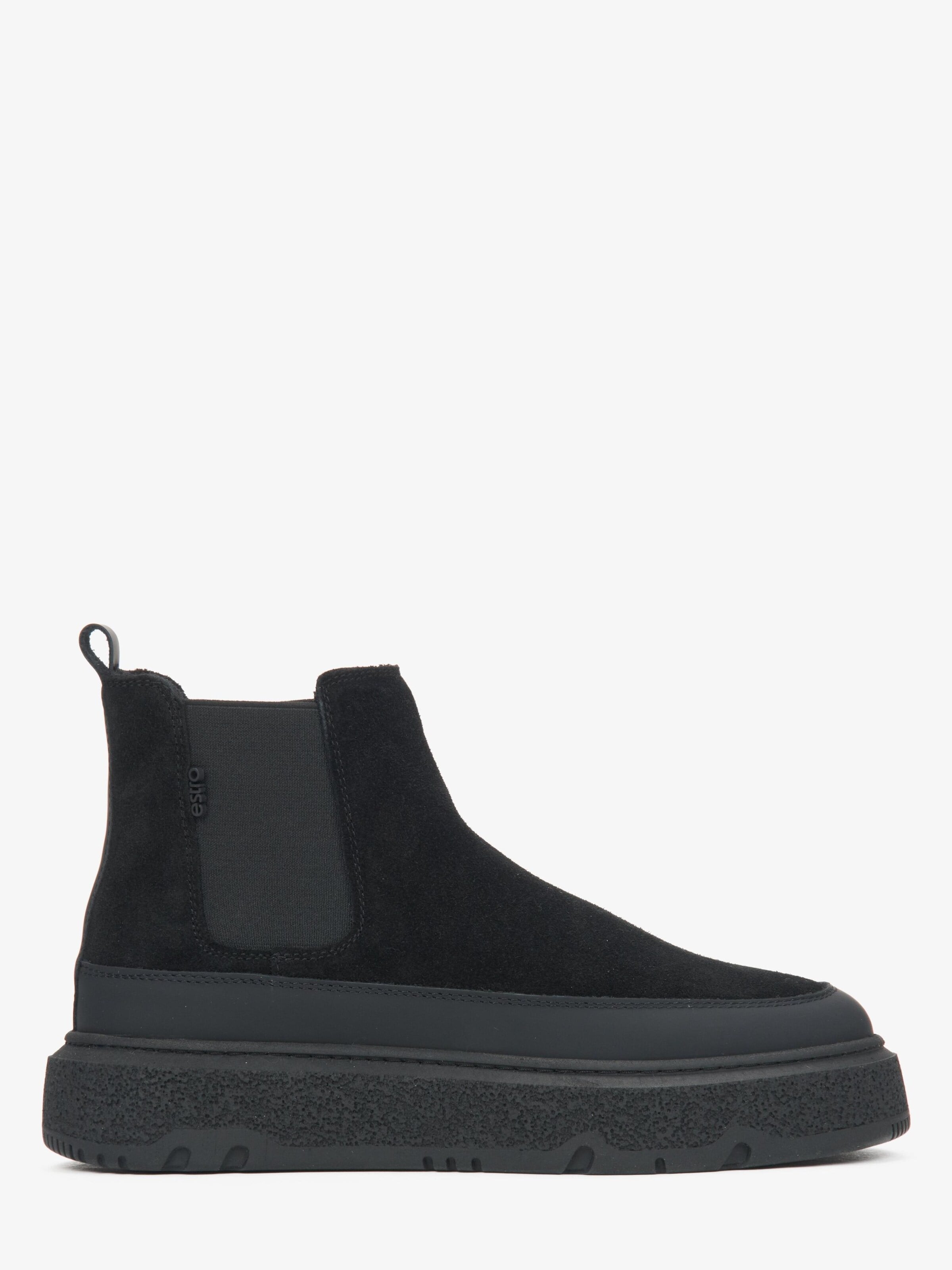 Estro - Botas Chelsea '09-3314' en negro: frente