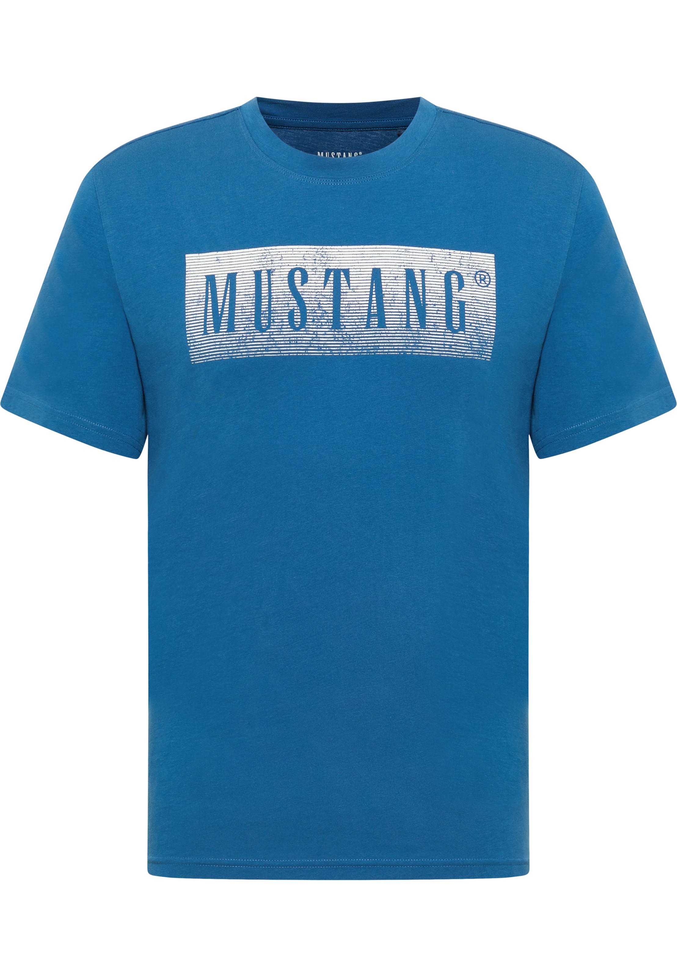 MUSTANG Shirt 'Austin' in Azure / White, Item view