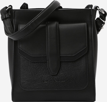 TOM TAILOR Crossbody Bag 'Amely' in Black: front