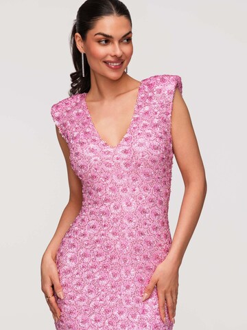 Ombre Evening dress in Pink