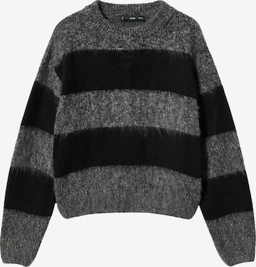MANGO Sweater 'Sound' in Black: front