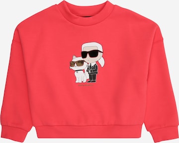 Karl LagerfeldSweater majica - roza boja: prednji dio