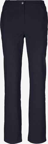 Goldner Regular Broek 'Carla' in Blauw: voorkant