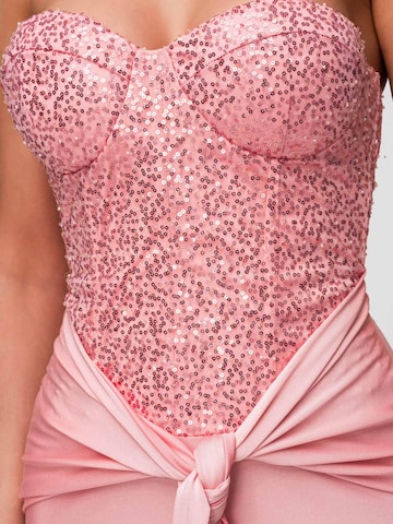Ombre Abendkleid‌‌‌‌‌‌‌‌ in Pink