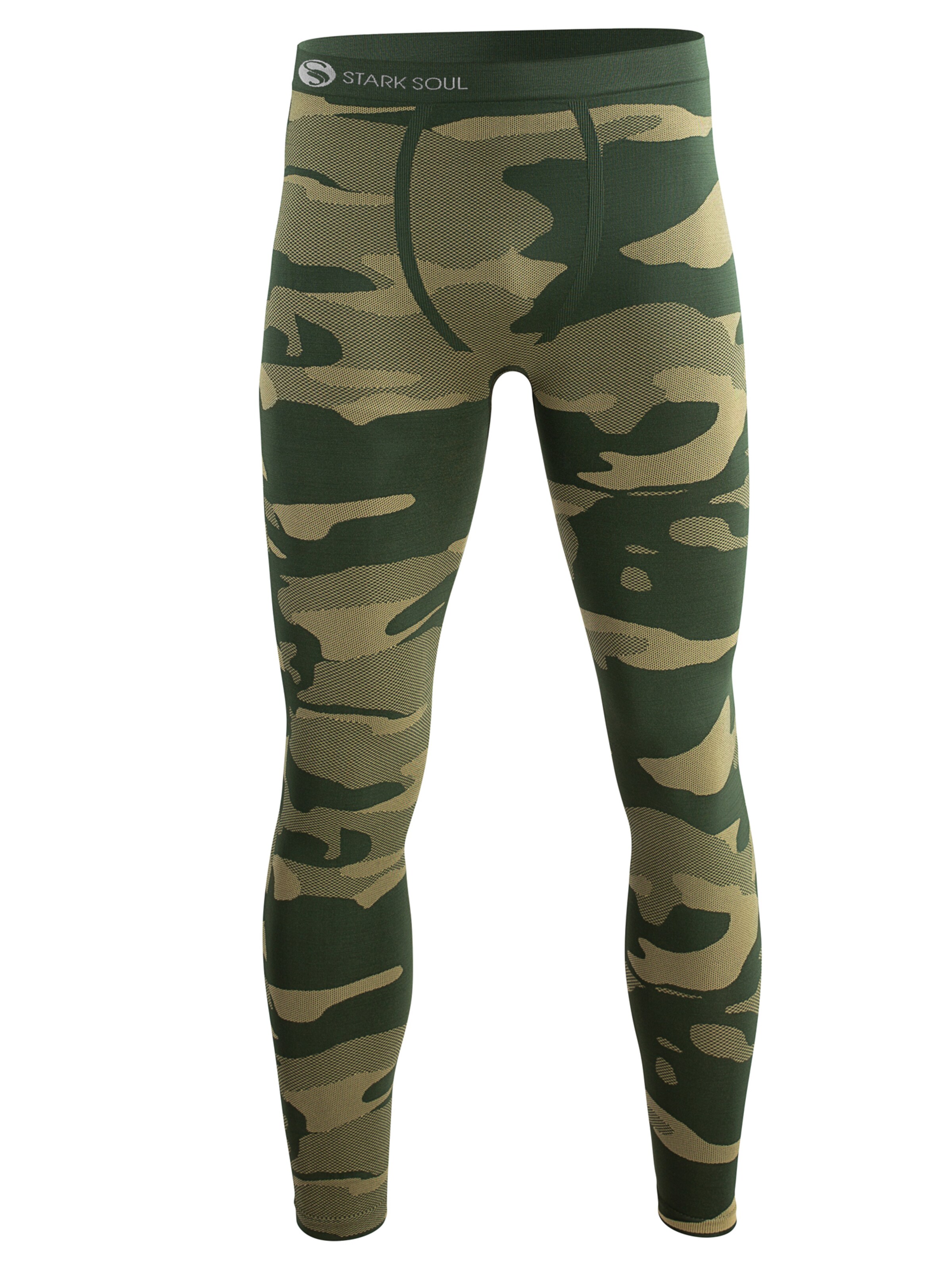 Stark Soul Skinny Functionele broek in Groen: voorkant