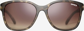 Lunettes de soleil SINNER en marron : devant