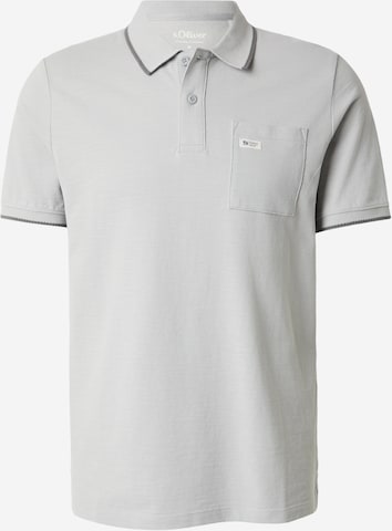 s.Oliver Poloshirt in Grau: Vorderseite