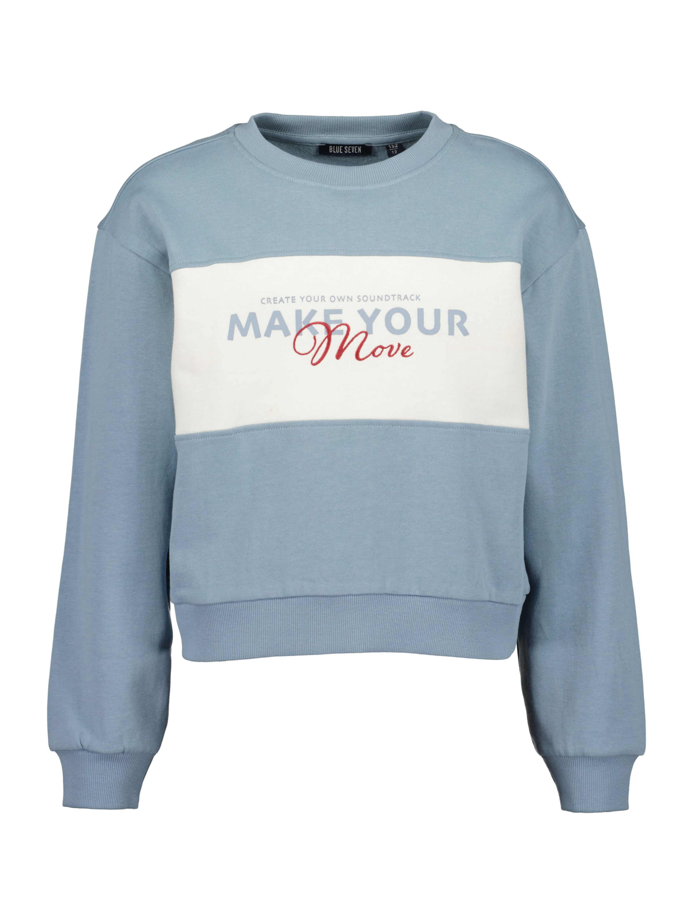 BLUE SEVEN Μπλούζα φούτερ σε μπλε: μπροστά