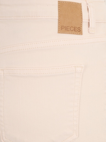 Pieces Tall Skinny Jeans 'LEAH' in Beige