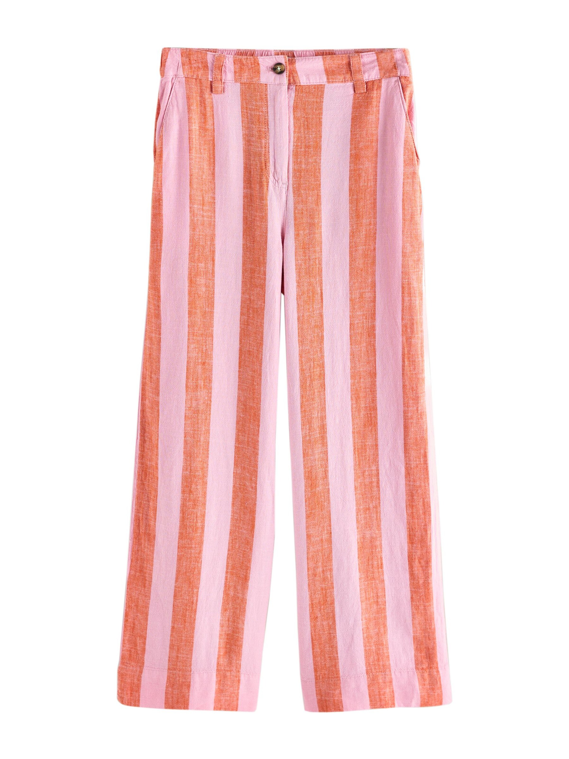 Wide Leg Pantalon Next en orange : devant