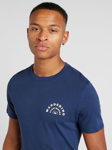 BLEND T-Shirt in Blau