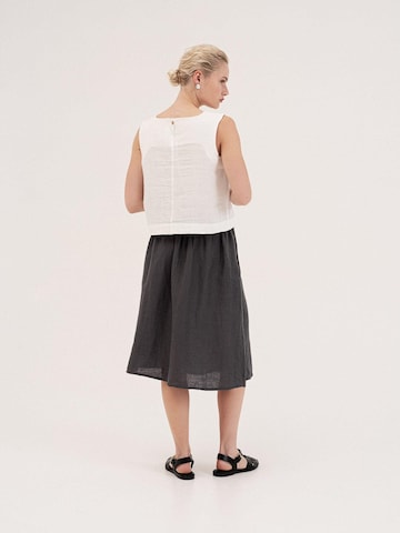 AmourLinen - Falda 'Daisy' en gris