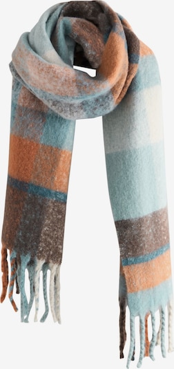 Šalikas iš Next, spalva – kremo / tamsiai mėlyna / margai ruda / oranžinė, Prekių apžvalga