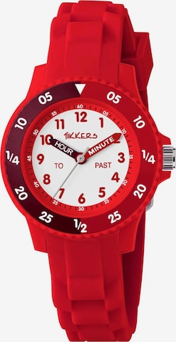 Montre Tikkers en rouge : devant