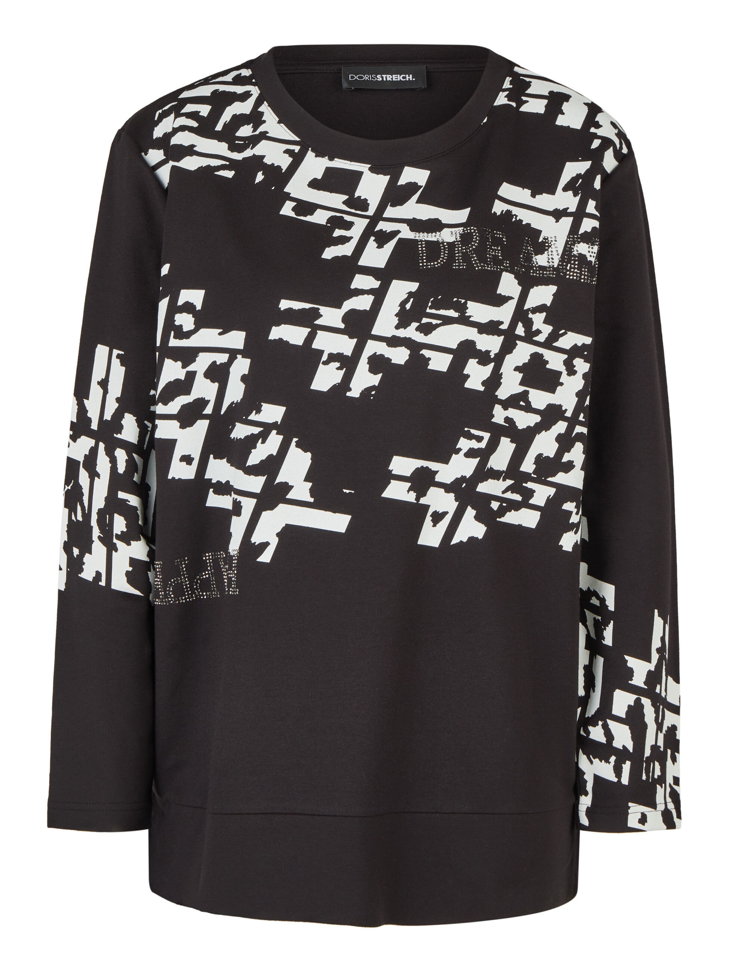 Doris Streich Sweatshirt in Black: front