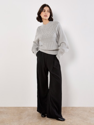 Pull-over ' ' Apricot en gris