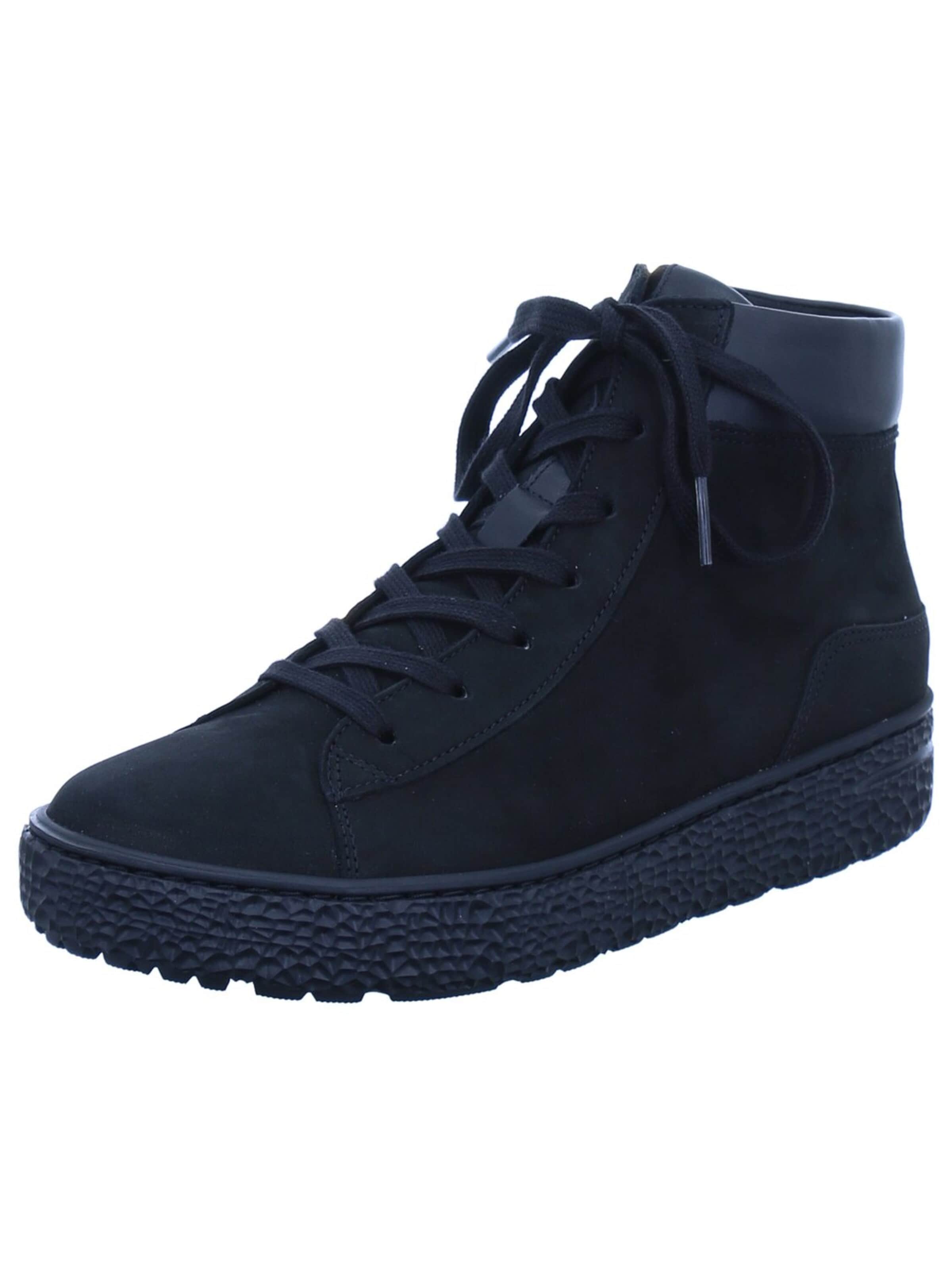 Hartjes High-Top Sneakers 'Stiefeletten/Boot Damen 172.1410/99 01.01 Echtleder in schwarz' in Blue: front
