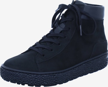 Hartjes Sneaker high 'Stiefeletten/Boot Damen 172.1410/99 01.01 Echtleder in schwarz' in Blau: Vorderseite