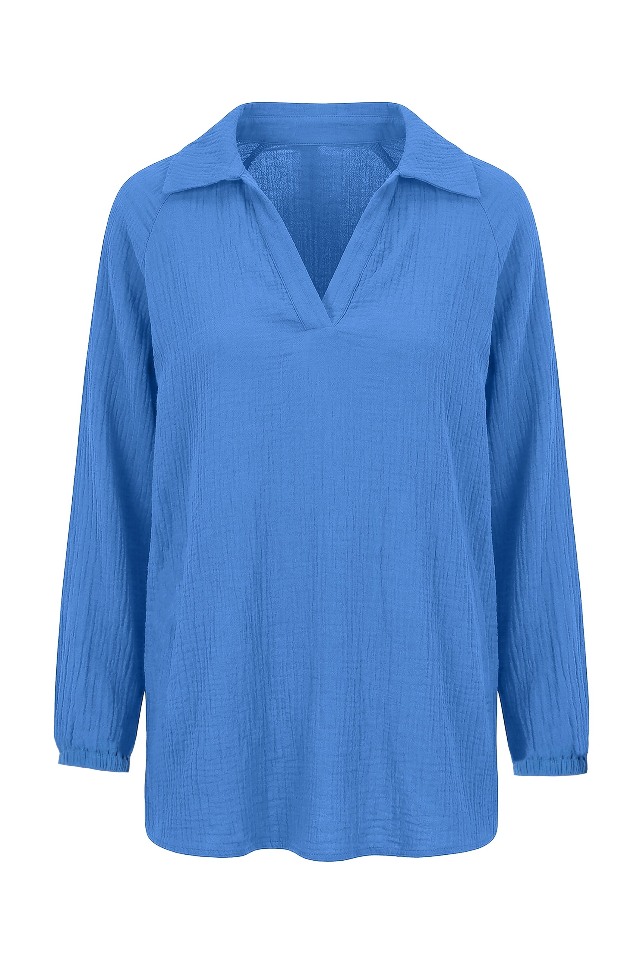 Studio Untold Tuniek in Blauw: voorkant