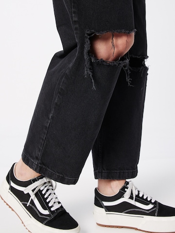 TOPSHOP Wide leg Jeans in Black