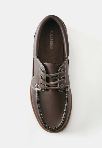 Pull&Bear Mokasíny – hnědá
