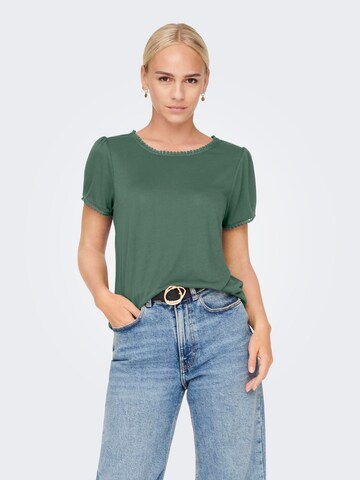 ONLY Μπλουζάκι 'Ariana' σε πράσινο: μπροστά