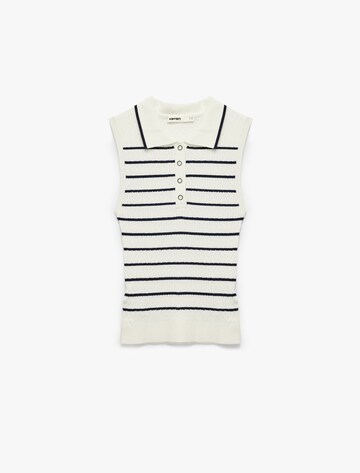 Koton Stricktop in Weiß